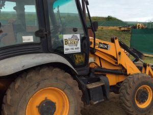 TLB Hire for trenching and site preparation in the KZN Midlands.