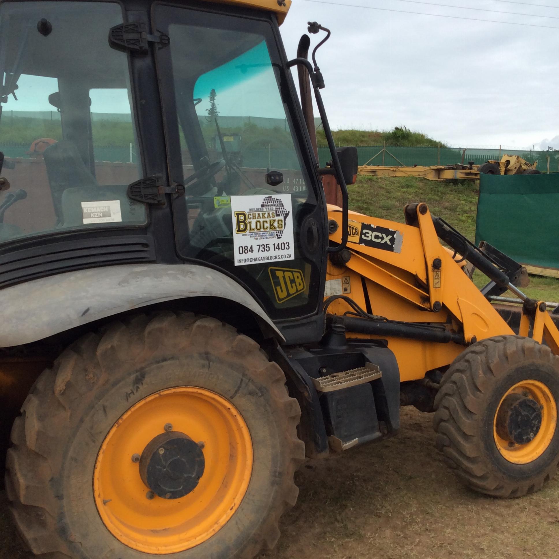 TLB Hire for trenching and site preparation in the KZN Midlands.